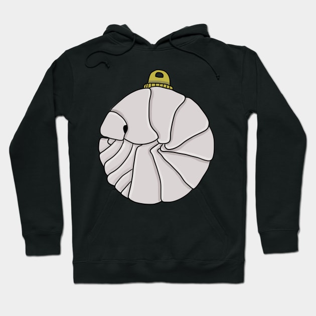 white isopod bauble Hoodie by Artbychb